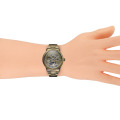 T-WINNER nouveauté or rétro Bronze montre hommes bracelet en acier inoxydable sans décoloration montre à quartz de mouvement de haute qualité en montre-bracelet